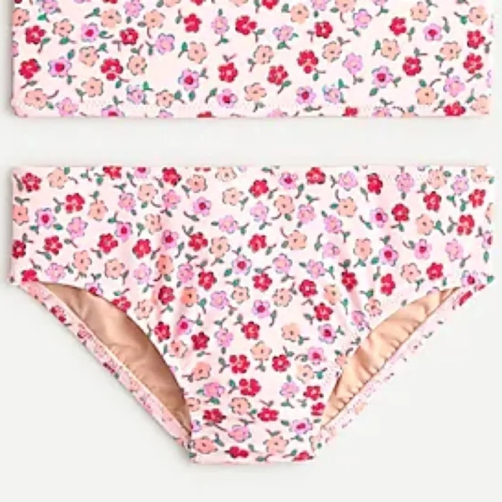 JCrew Girls' ruffle-trim tankini bottoms AX313